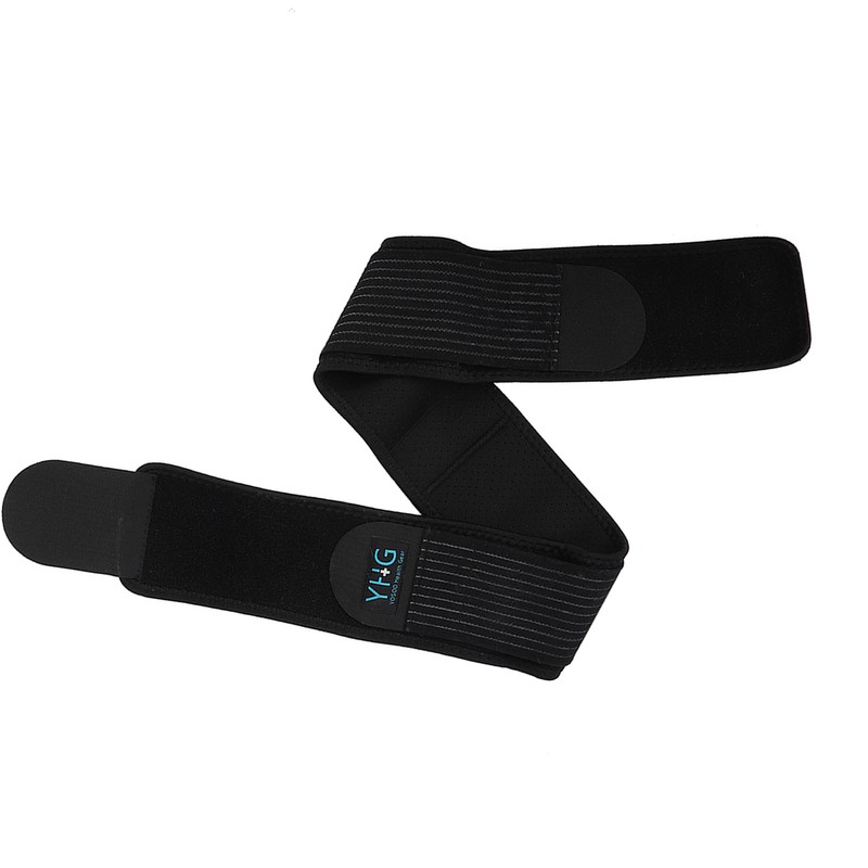 Breathable Adjustable Sacroiliac Lumbar Support Belt Black M