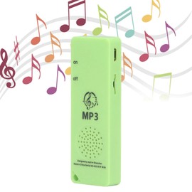 Lossless Sound Quality Mp3 Player, Multifunctional Portable Mini Mp3 for Students, Support 64gb External Memory Card, Long Battery Life(Green)