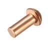sourcing map 50 Pieces 13/64" x 15/32" Copper Round Head