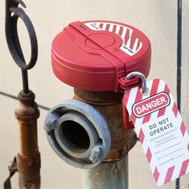 Dispositivo de Bloqueo de Válvula de Compuerta, Juego de Dispositivos de Bloqueo de Válvula Y Candado de Seguridad, para Gas, Medidor de Agua, Válvulas de Calefacción