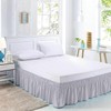 Bed Skirt Queen Size Wrap Around Style by Comfort Beddings