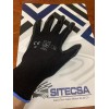 TAC Guantes Nylon Negro Con Palma Nitrilo Negro Sólid 1