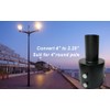 Tenon Slip Fitter Adapter for 4 inch Round Pole,Heavy Duty