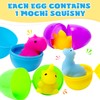 24 PCS Prefilled Easter Eggs with Dinosaur Mochi Squishy, Filled