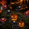 Halloween Artificial Plants with Rose Bouquet, Faux Eucalyptus Branches