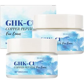 Ghk-Cu Copper Peptide Face Cream - Moisturizer Face Cream Anti Aging Wrinkles for Fine Lines, Firming, Skin Elasticity, Hydrating, Nourished Skin