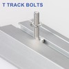 PATIKIL M6 x 40 mm T Slot Bolts, 10 Pcs