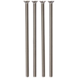 AHCA2 Stainless Steel Slotted Countersunk Machine Screws Bolts M5 5mm x 100mm (Pack of 4)