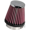 K&N High-Flow Original Lifetime Universal Clamp-On Air Filter: High Performance,