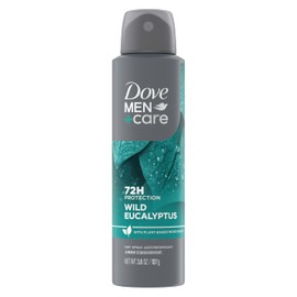 Dove Men+Care Antiperspirant Dry Spray 72H Protection Eucalyptus + Birch With a Plant-Based moisturizer 3.8 OZ