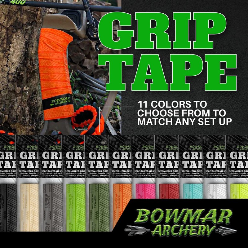 Bowmar Archery Grip Tape, Designed for Archers, Self-Adhering, Effective in