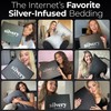 Silvery Silver Infused Bed Sheets Set - Ultra-Soft Temperature-Regulating Fabric