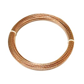 AC/DC Wire and Supply Soft Annealed Ground Wire Stranded Bare Copper 4 AWG Pool Spa Generator Heating Cooling Arts Crafts 200A Service (5 FT)