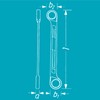 HAZET Double Mouth Glasses Wrench (Straight) 0.5 x 0.5 inches