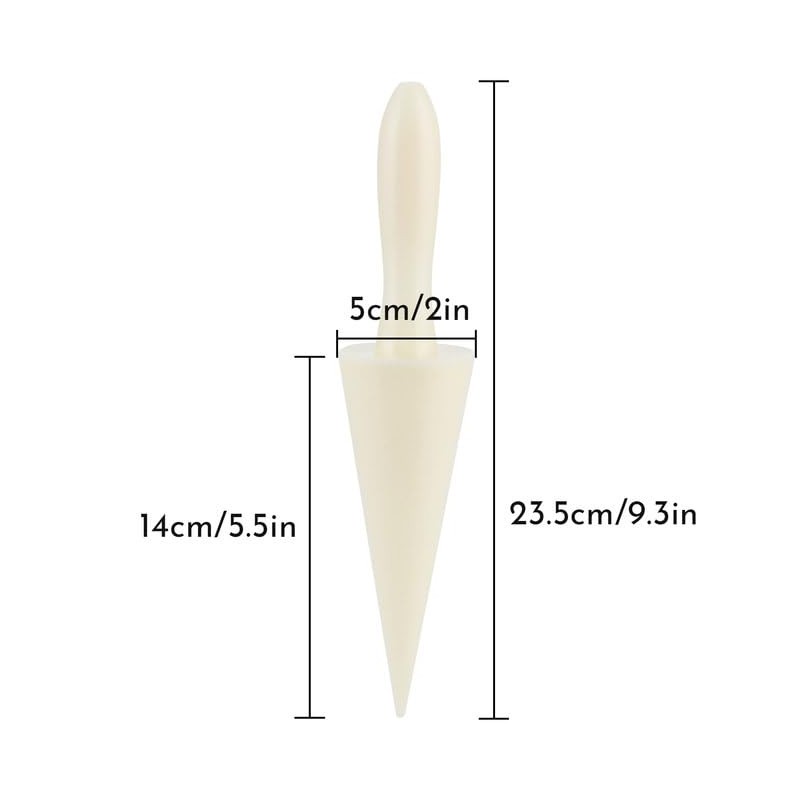 Hapivida Pack of 2 Waffle Cone Rollers, 9.3 Inch Cone