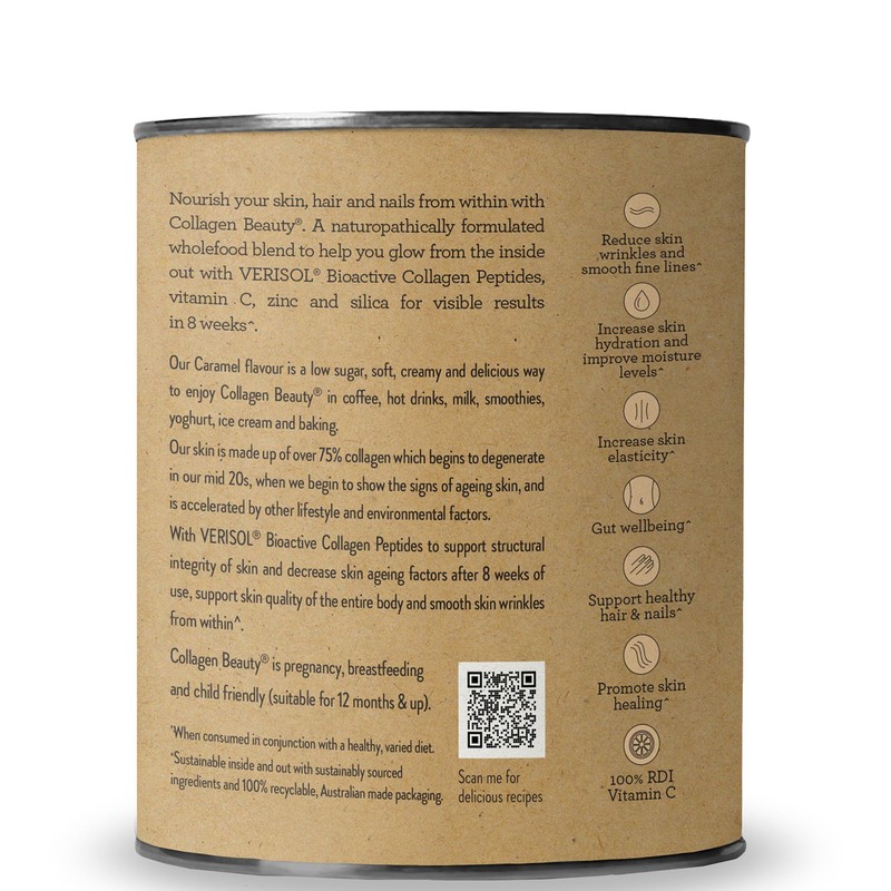 Nutra Naturals Collagen Beauty Supplements - Caramel 225g