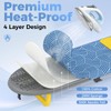 KINGBOARD Tabletop Ironing Board, Small Ironing Board with Iron Holder,