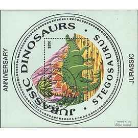 Prophila Collection Guyana Block276 (complete edition) 1993 reviews and extinct fauna (stamps for collectors) amphibians / reptiles / saurs