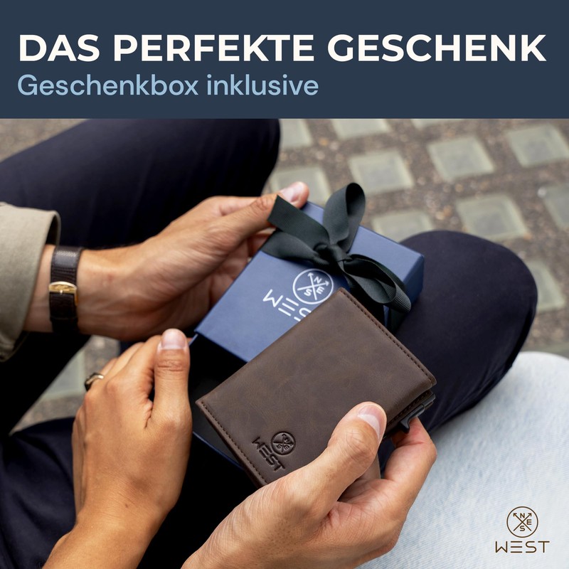 WEST Slide Wallets, Slide Wallet Magnetic Closure, Modern