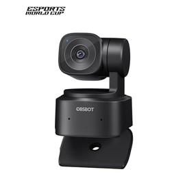 OBSBOT Tiny SE 1080P 100FPS Webcam para PC, AI Seguimiento PTZ Streaming Cámara con 1/2.8» Sensor, Control de Gesto, ISO Dual, Staggered HDR, Cámara W