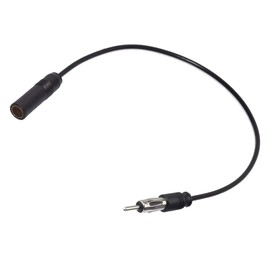 Yuslao Vehicle Car AM FM Radio Antenna Extension 50cm 20in DIN Plug to Socket RG174 Car Antenna Extension Cable for Vehicle Truck Stereo Head Unit CD Media Receiver Player