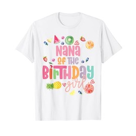 Nana Twotii Frutti 2-Year-Old Fruit Tropical Birthday T-Shirt