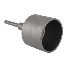 Heavy Duty T-Post Ground Rod Driver, Forged Steel Ground Rod Driver for Hammer Drill, Flat Steel Plain Rod, Ground Rods (65 mm)