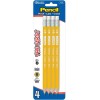 BAZIC #2 The First Jumbo Premium Yellow Pencil (4/pack)