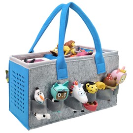 Shudyear Travel Carrying Bag for Toniebox Starter Set and Accessories, Felt Organizer Bag with Handle for Transporting Toniebox Audio Player and Tonies