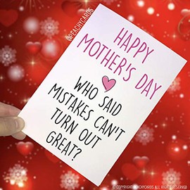 Funny Mother's Day Cards, Mum Cards, Funny Card for Mum, Mother's Day Card, Funny Card, Card for Her, Joke Card, Novelty Adult Humour PC186