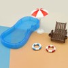 JOINPAYA 2 Sets Doll House Beach Chair Suits: Mini Swimming
