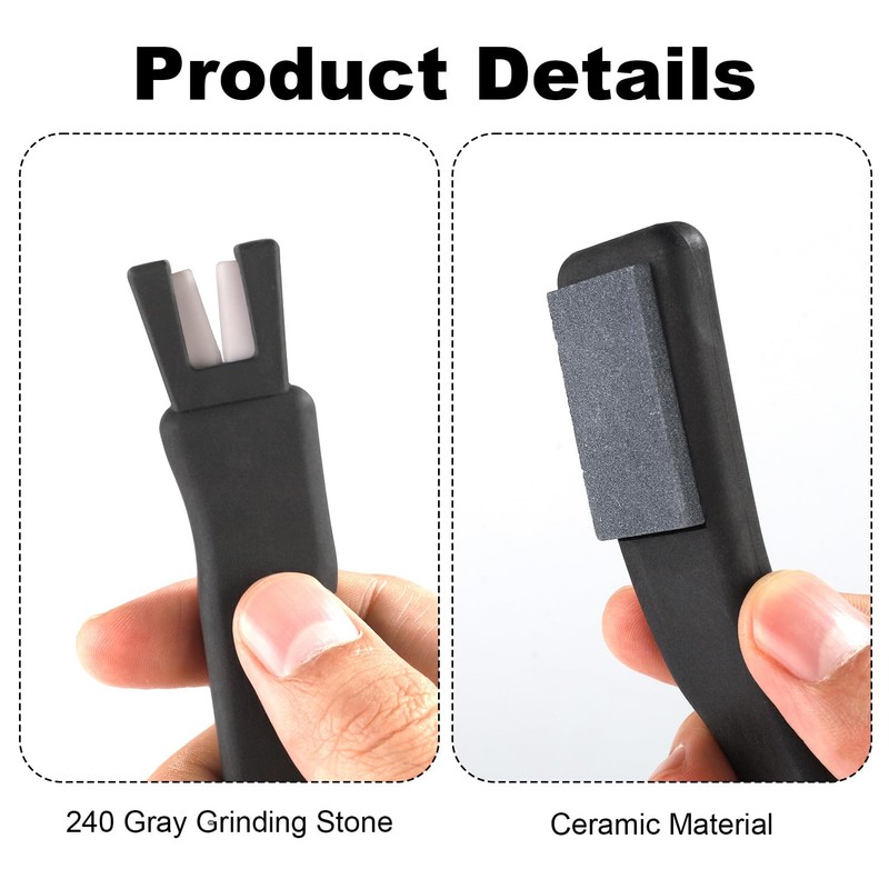 Tinoaly Ice Skate Edge Blade Sharpener, Ceramic Ice Blade Sharpener