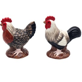 Lesser & Pavey Salt and Pepper Shakers, Salt and Pepper Shakers for All Kinds of Kitchens, Salt and Pepper Shakers, Perfect for Home or Business, Rooster