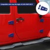 RT-TCZ for Jeep JK Door Hinge Covers Protector Trim Blue
