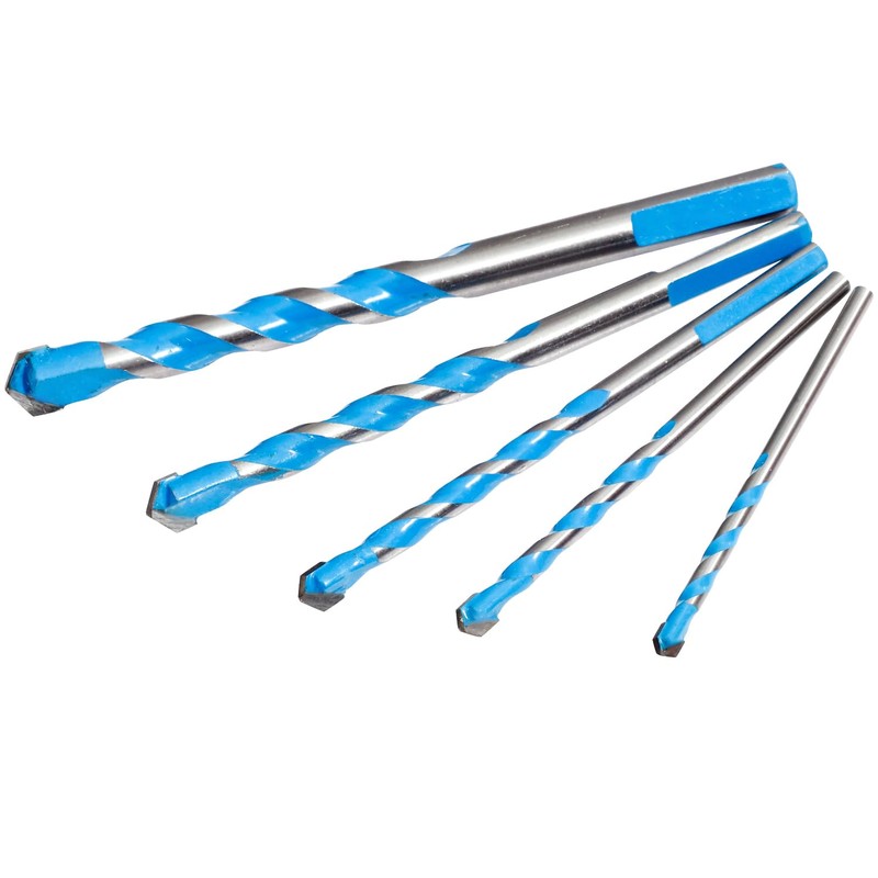 NUTTDOO Concrete Drill Bit Set,5 Packs Masonry Drill Bit Set,