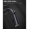 ROCKRBOS Bike Cable Lock with Key, ABS Lock Shell, 2