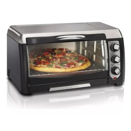 Proctor Silex Horno Tostador Ps 6 Rebanadas Negro Con Acero 31330d - H1330