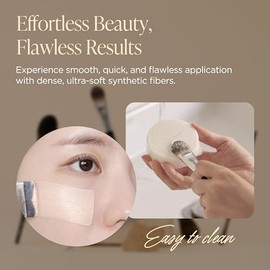 Piccasso Brocha Coreana Fb11 Espátula: Brocha Profesional Para Base De Maquillaje Líquido Cerdas Planas Y Suaves Para Una Aplicación Uniforme Ideal Para Base Líquida Y Maquillaje Facial En C