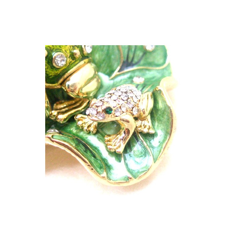 < Crown King Toad (Frog) > pixia-su Jewelry Box