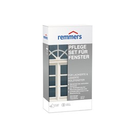 Remmers Pflegeset für Fenster, Holzfenster Pflege für innen und außen, verlängert Lebensdauer, schützt vor Witterung, frischt Farbeffekt und Glanz auf