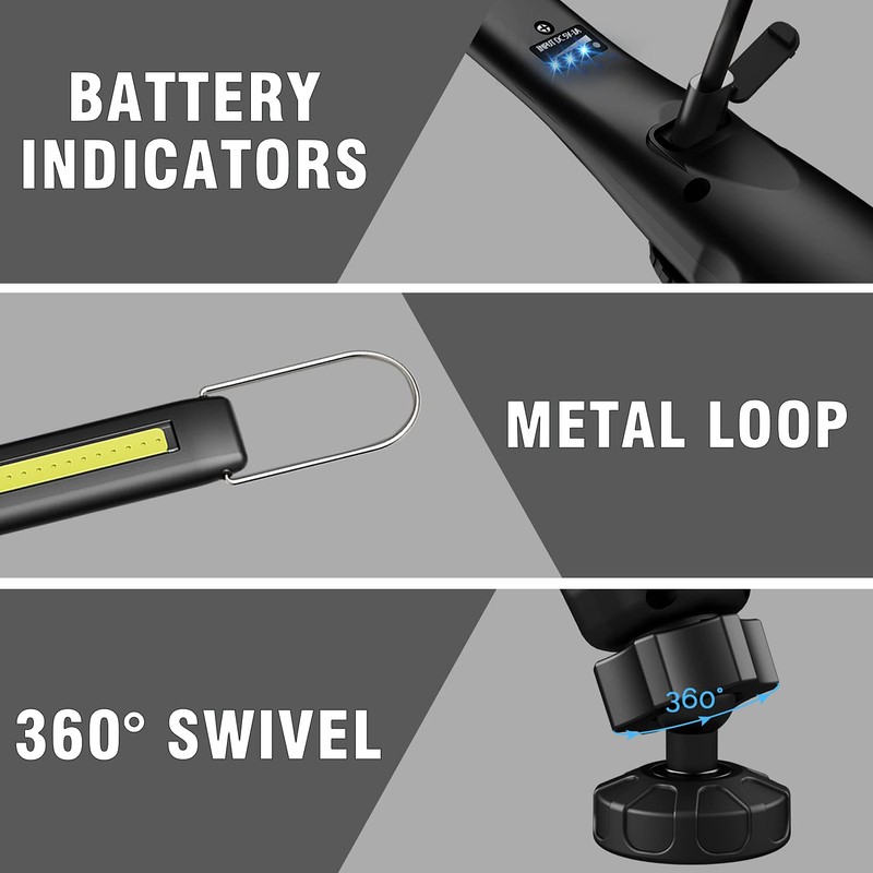 Dr. Prepare LED Work Light, 700 Lumens Rechargeable Work Lights,