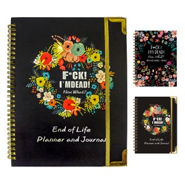 End of Life Planner and Organizer Hardcover Edition - Sorry, It's Your Problem Now Because I'm Dead - Estate Planning Document Kit, Final Wishes End-of-Life Arrangements Emergency Binder (Hardcover-A1