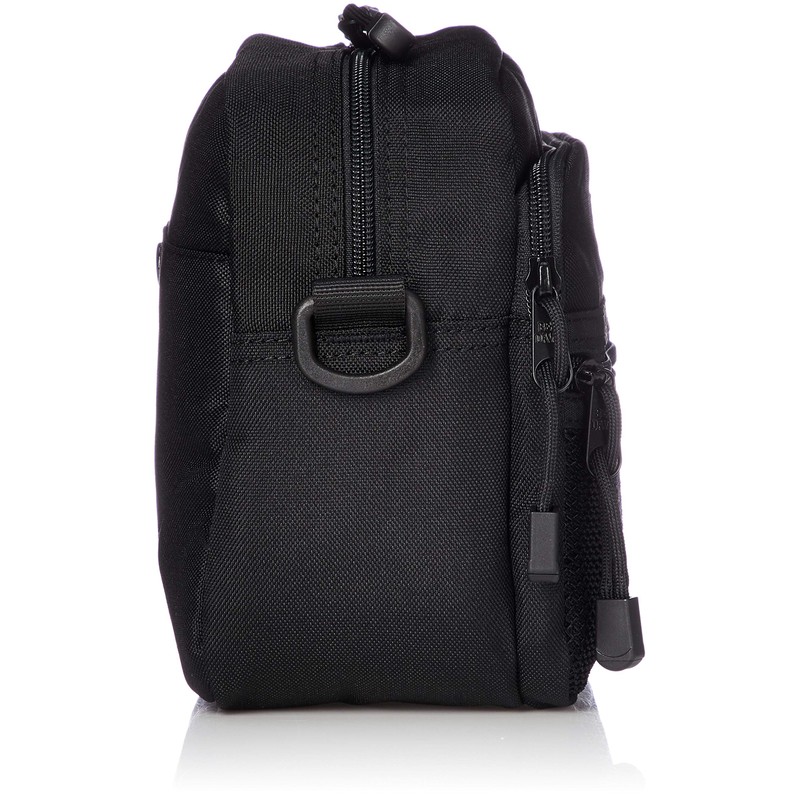 [ベン デイビス]ショルダーバッグ BOXロゴテープ ショルダー ブラック×ブラック