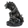 Ebros Gift Steampunk Robotic Werewolf Crushing Skull Statue Lycan Cyborg