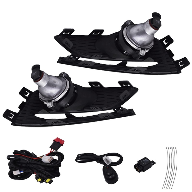 SEBLAFF 2-Pack Fog Light Assembly with Bulbs Switch and Wiring