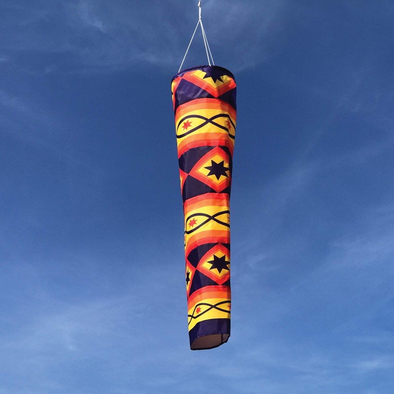 In the Breeze 5166 Sunset 41-Inch Cone Windsock-Colorful, Large Hanging