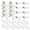 BAIRONG 40pcs Glass Door Retainer Clips Kit Suitable for 4mm