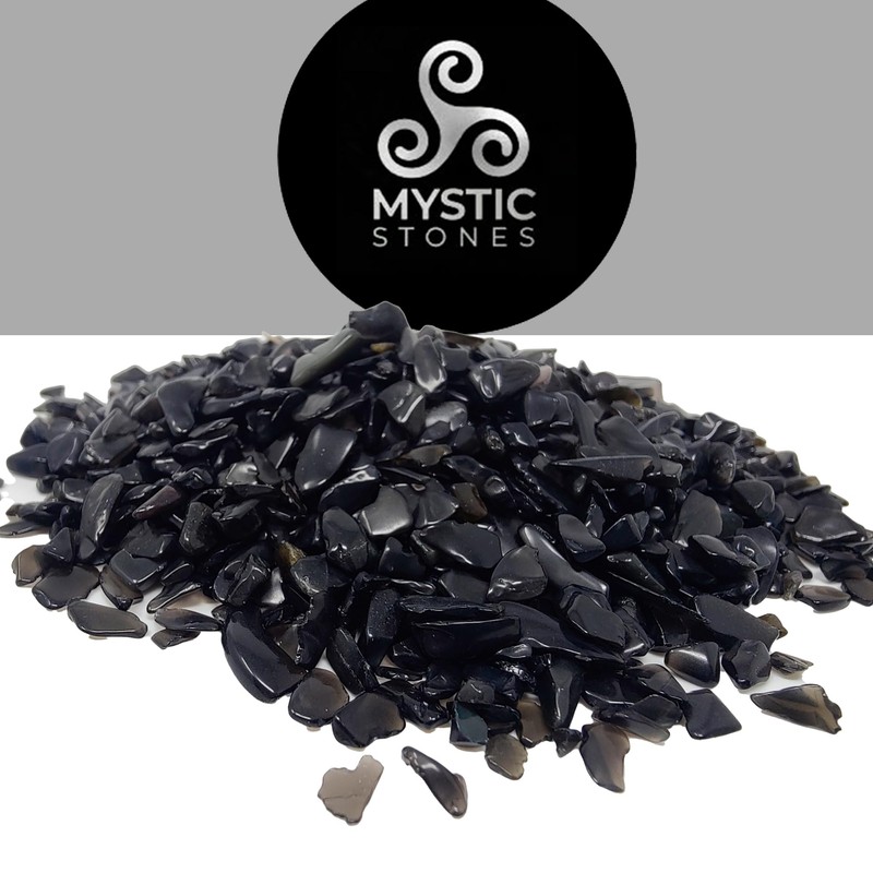 Essenciales Black Obsidian Natural Stone Mystic Stones - 160g -