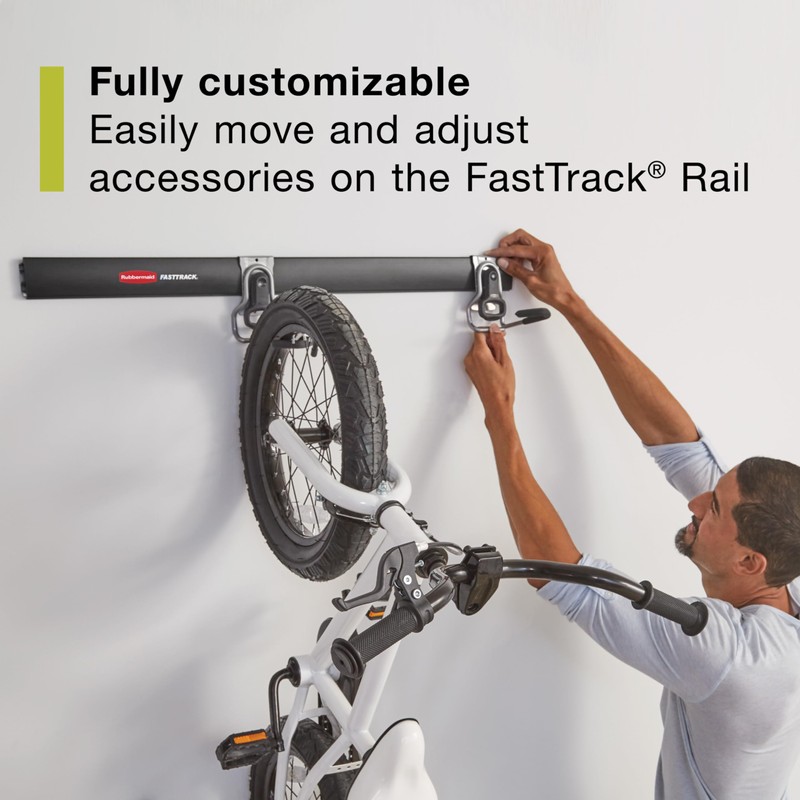 Rubbermaid FastTrack Garage Storage System Tool Hanging Kit, Wall Mount