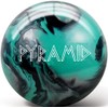 Pyramid Path Rising Bowling Ball (Enchanted Black/Teal/Silver, 14 LB)